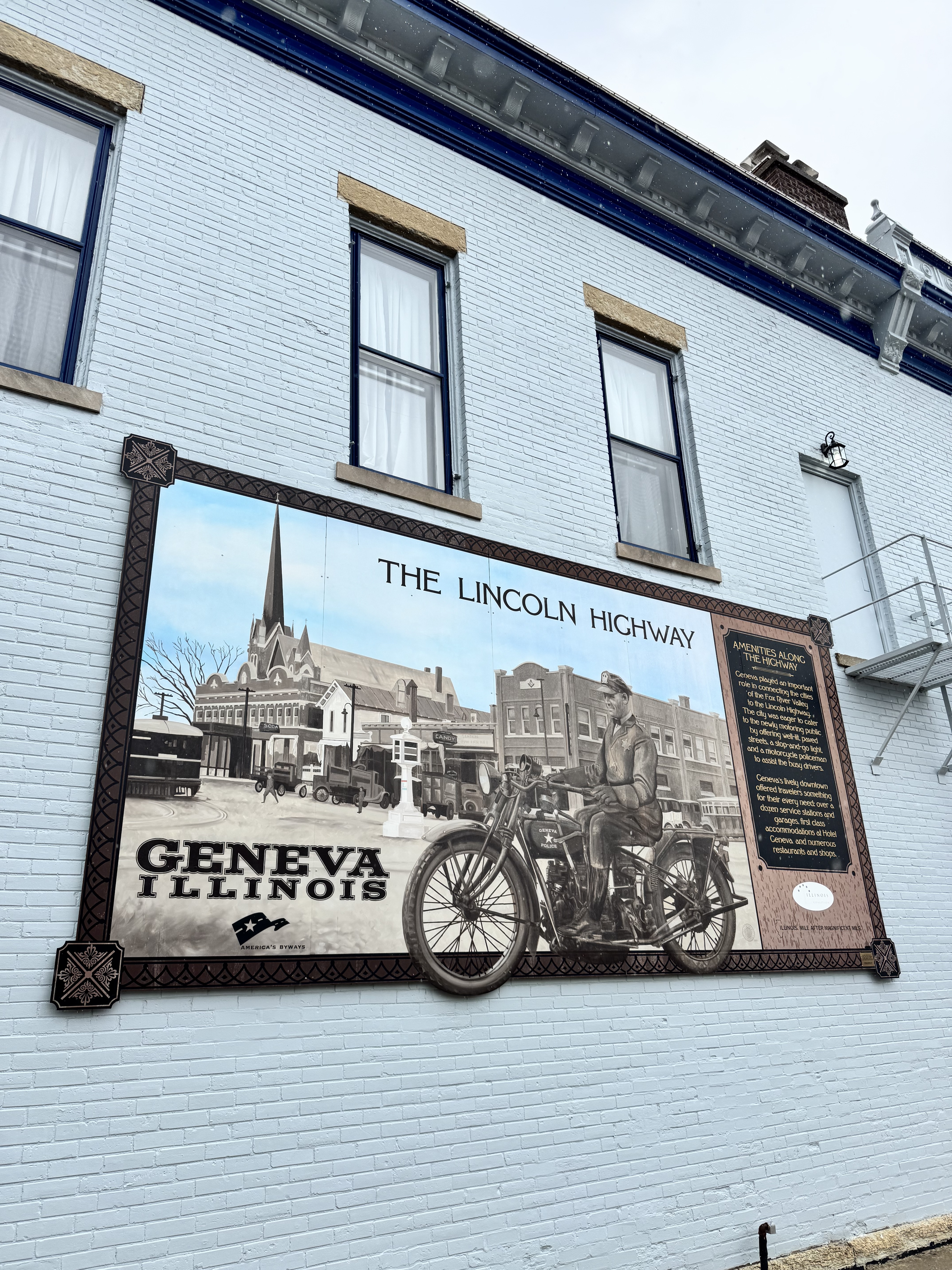 Lincoln Highway Mural - Geneva