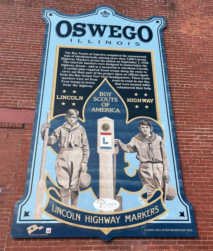 Lincoln Highway Mural - Oswego