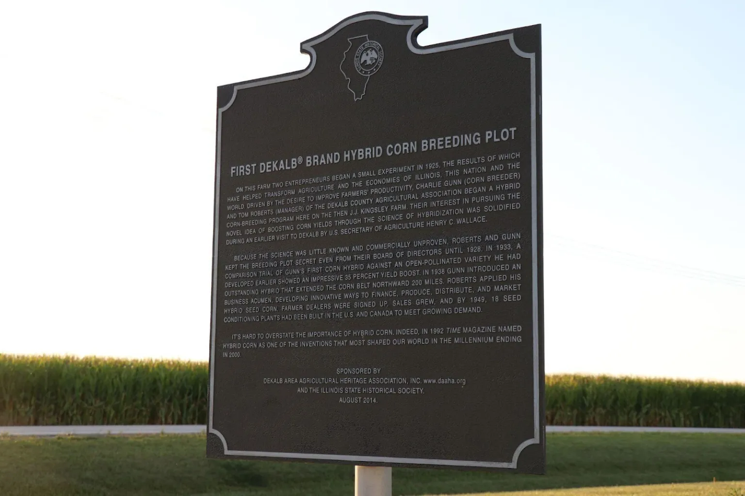 First DeKalb® Brand Corn Breeding Plot
